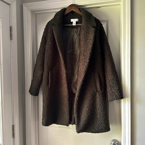 Magaschoni Sherpa Teddy Coat